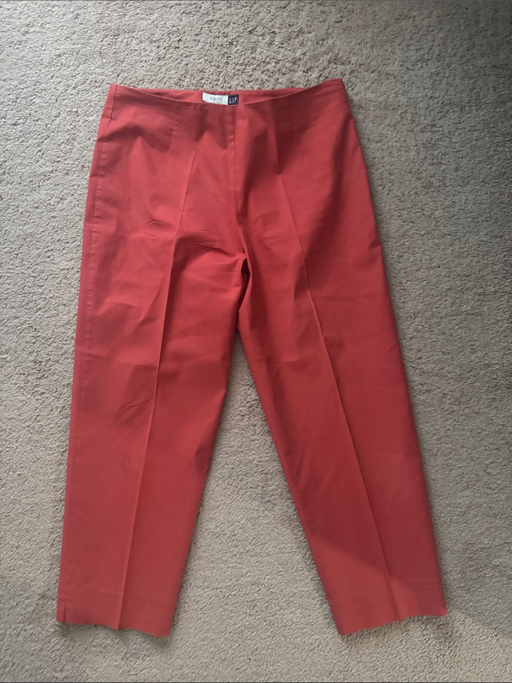 GAP Men’s Coral-Red Straight Leg Chinos